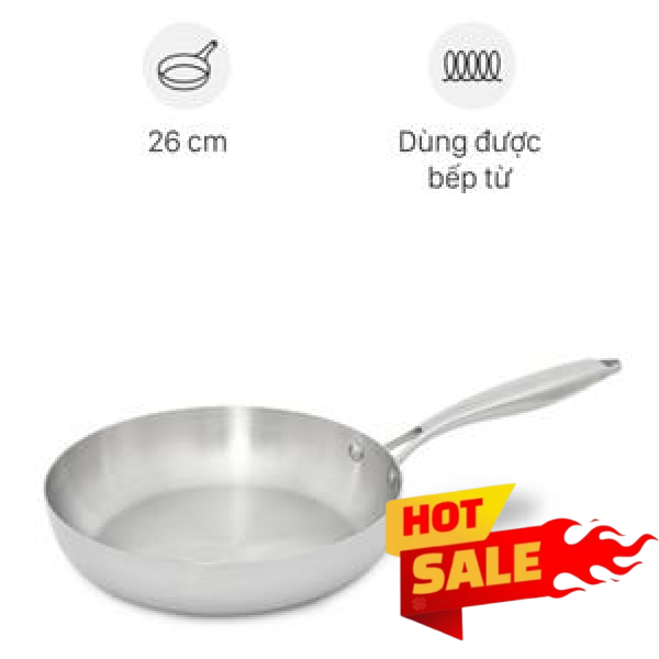 Chảo inox đáy từ AVA CW-TP001F