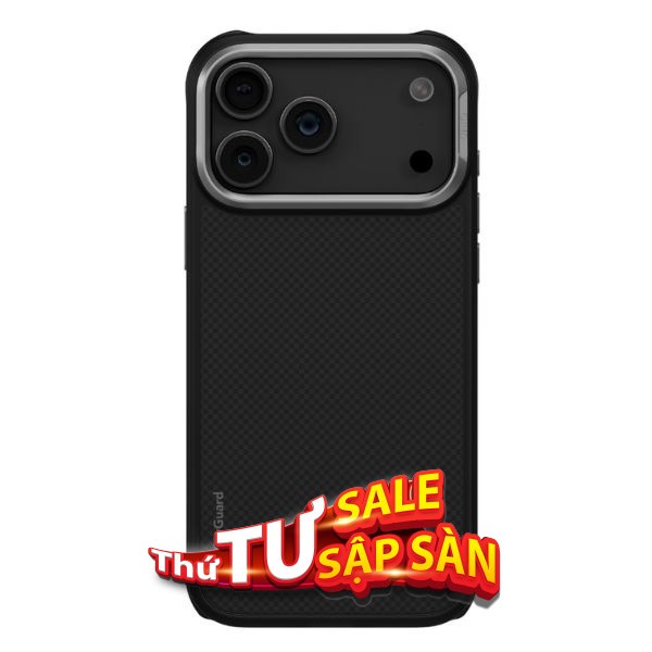 Ốp lưng MagSafe iPhone 17 Pro ALU TPU UNIQ KEVA KEVLAR