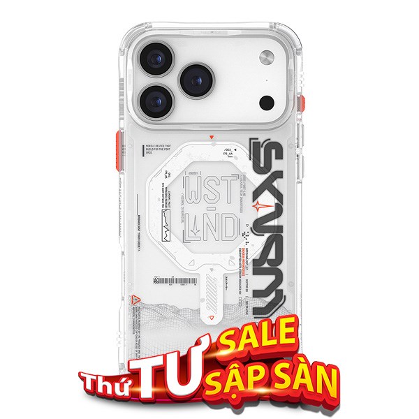 Ốp lưng MagSafe iPhone 17 Pro Max Grip Stand PC TPU SKINARMA SONIX