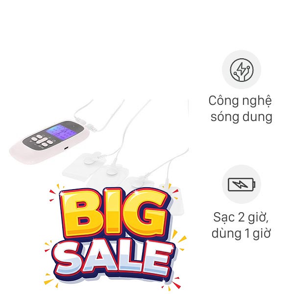 Máy massage xung điện 4 miếng dán Kachi MK46