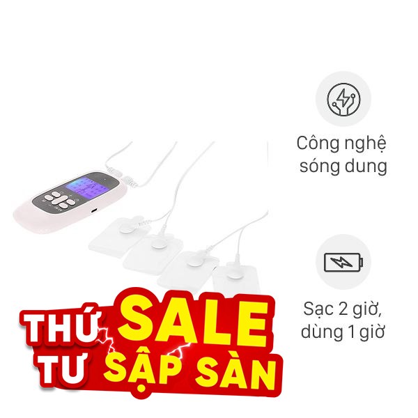 Máy massage xung điện 4 miếng dán Kachi MK46