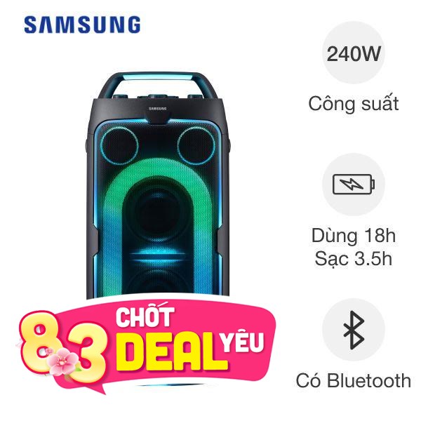 Loa tháp di động dạng kéo Samsung MX-ST50F