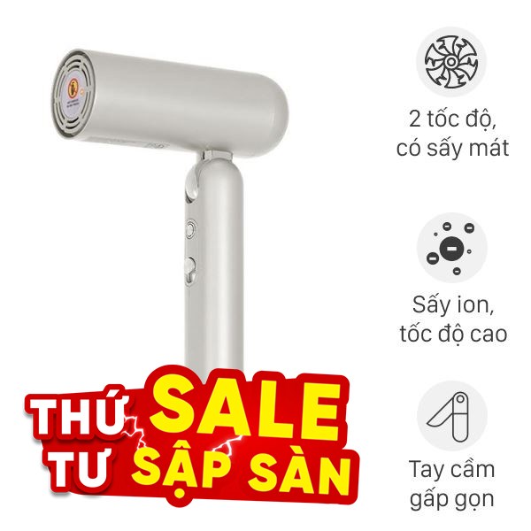 Máy sấy tóc và tạo kiểu đa năng Dreame Pocket Uni AHD54 Titanium Gold