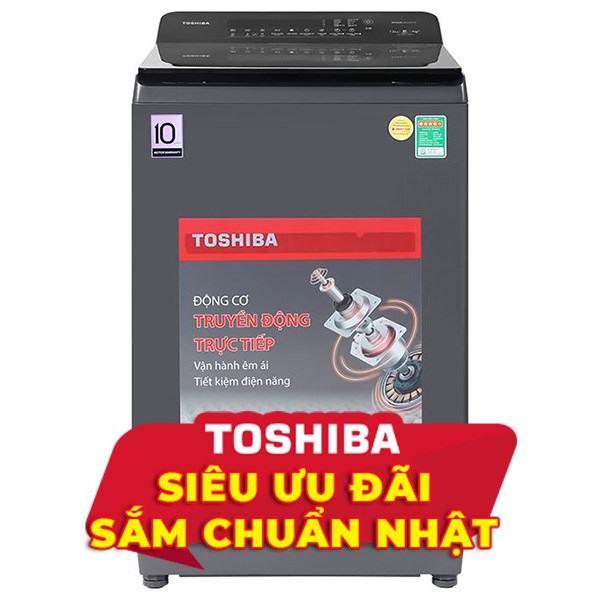 Toshiba Inverter 12 Kg AW-T26D1300TV (MG)
