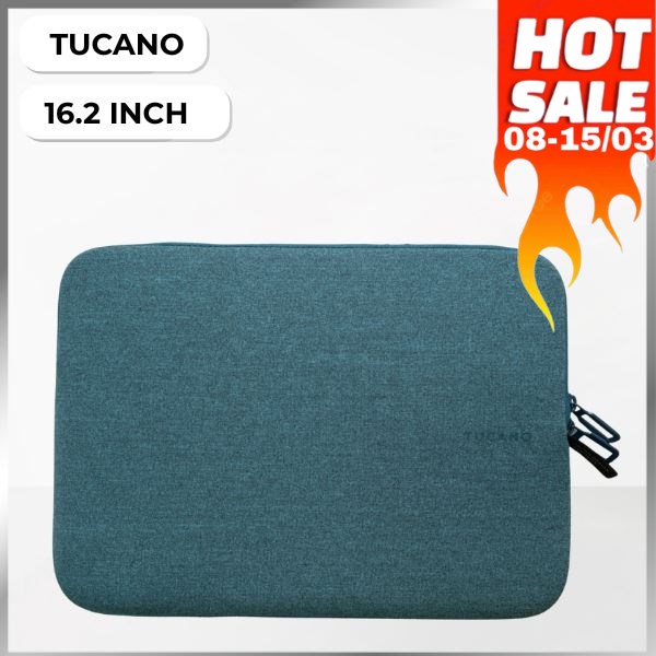 Túi chống sốc Macbook Pro 16 inch TUCANO Melange Second Skin - Xanh nhạt