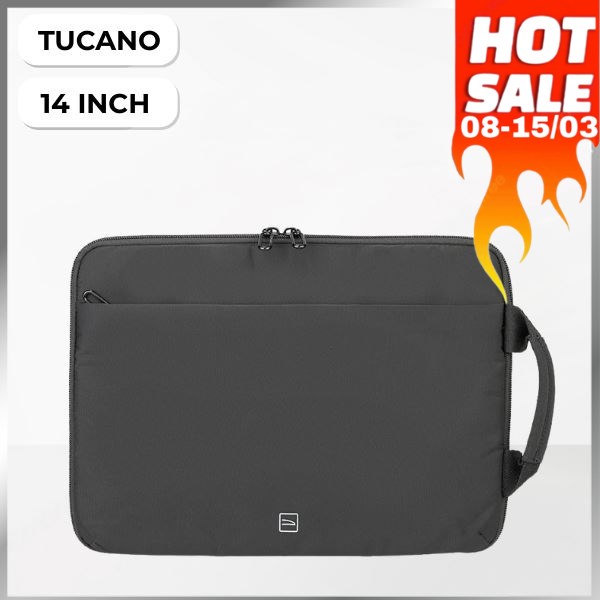 Túi chống sốc Laptop 14 inch TUCANO Sandy Sleeve - Đen