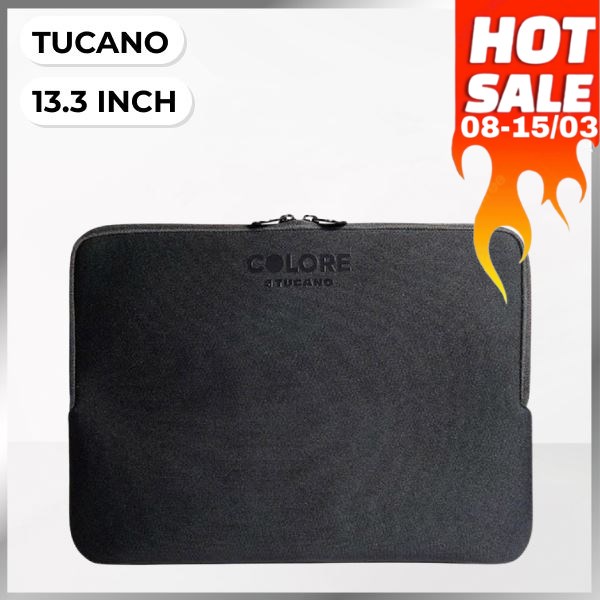 Túi chống sốc Macbook Pro 13.3 inch TUCANO Colore Second Skin - Đen