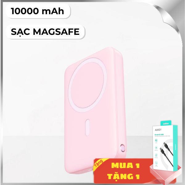 Aukey 30W PB-MS02 - Hồng