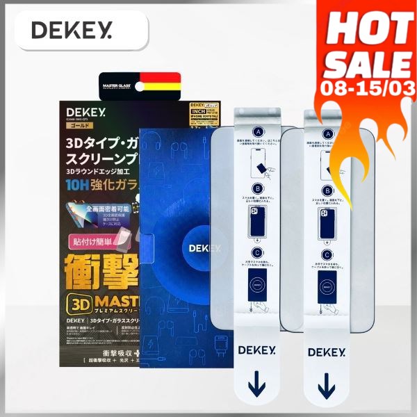 Miếng dán kính cường lực iPhone 14 Pro Max DEKEY 3D Quintessence