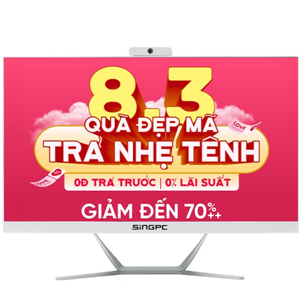 SingPC AIO M24N19M5-W N100 23.8 inch