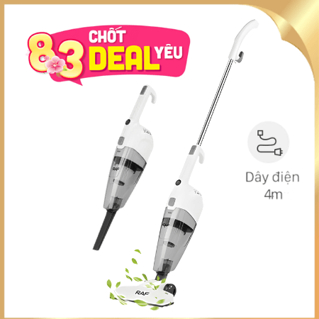 Máy hút bụi cầm tay RAF R.8673 - Trắng