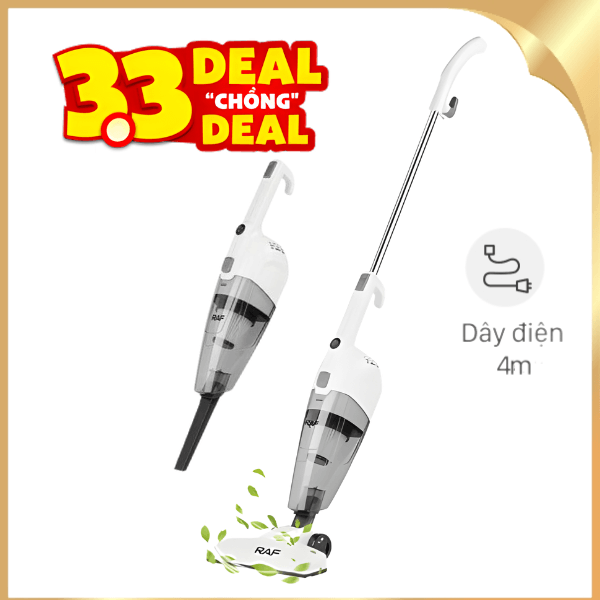 Máy hút bụi cầm tay RAF R.8673 - Trắng