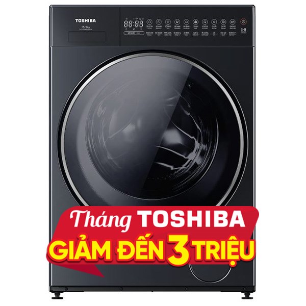 Toshiba Inverter Giặt 15 Kg - Sấy 9 Kg TWD-T35BP160MWV(MG)