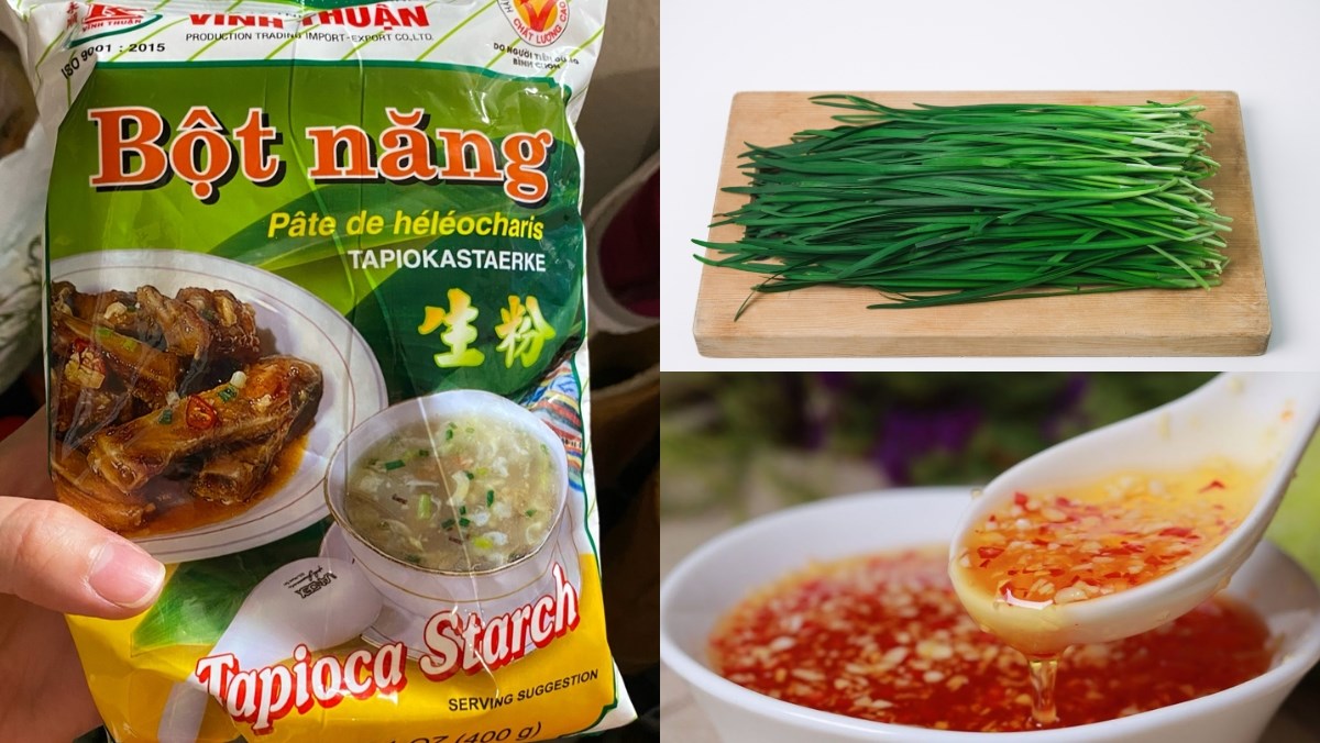 Nguyên liệu món ăn cách làm bột khuấy nóng hổi dẻo thơm gợi nhớ tuổi thơ cực đơn giản tại nhà