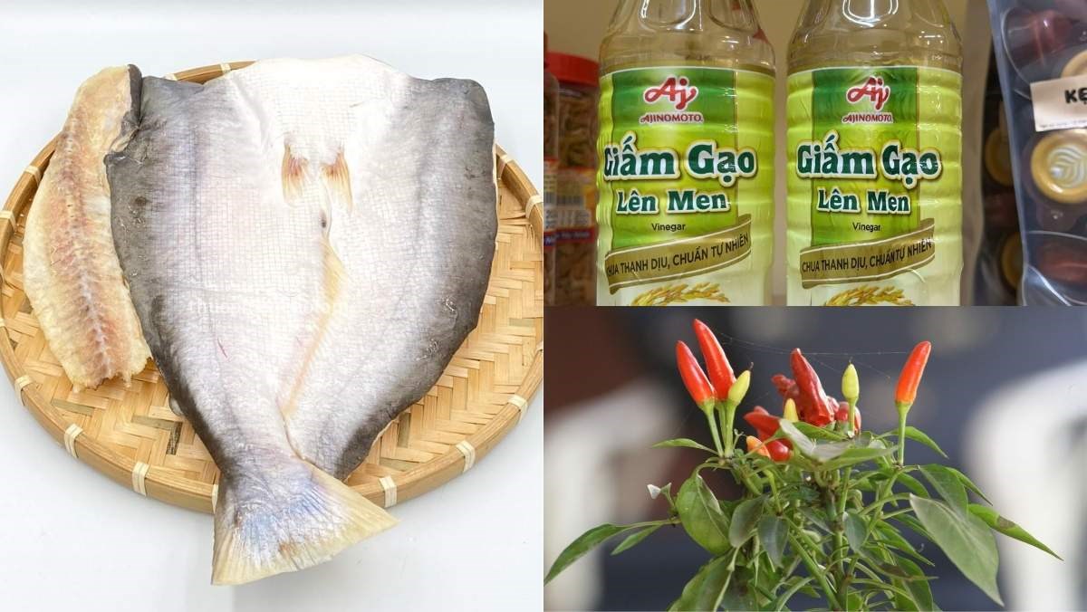 Nguyên liệu món ăn cách chiên khô cá dứa giấm đường ngon 