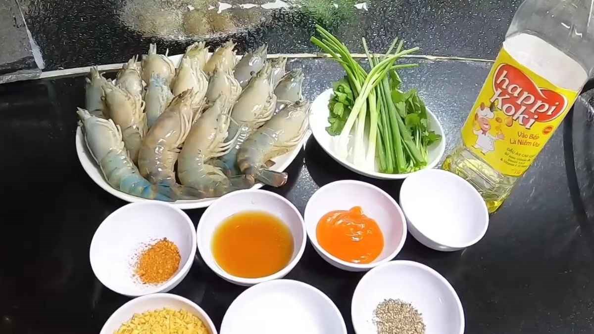 Nguyên liệu món ăn cách làm tôm càng cháy tỏi thơm nức mũi cho bữa tiệc gia đình thêm ấm cúng