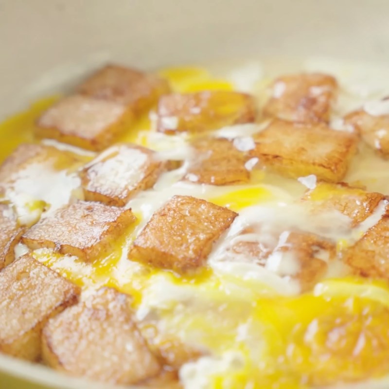 Bước 6 Chiên bột với trứng Bột chiên người Hoa