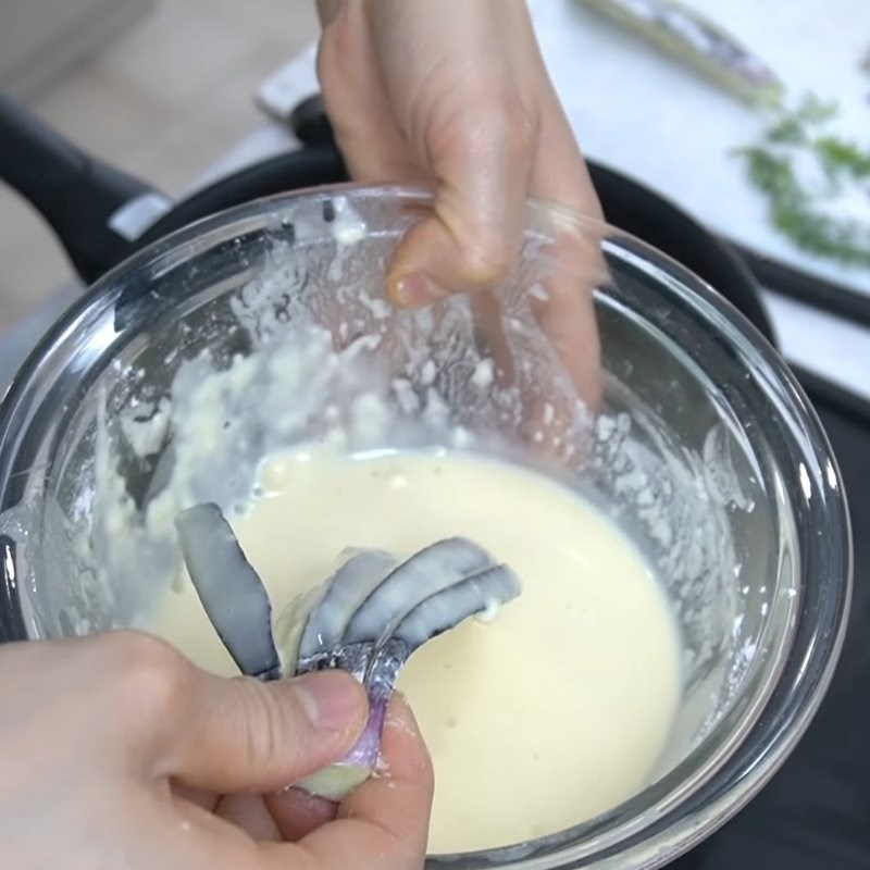 Bước 4 Chiên rau củ Tempura rau củ