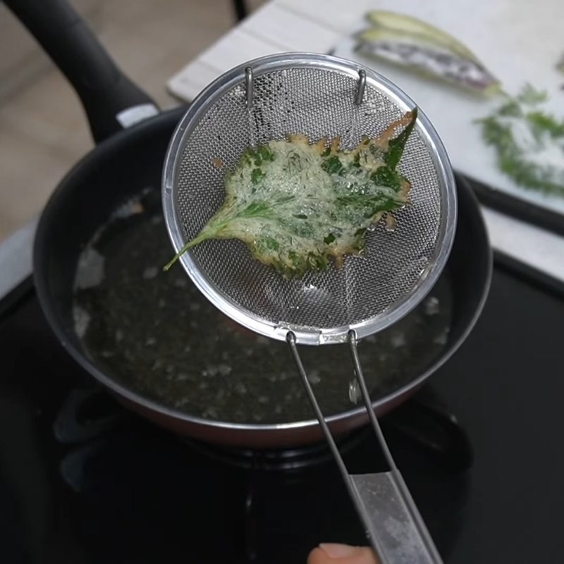 Bước 4 Chiên rau củ Tempura rau củ
