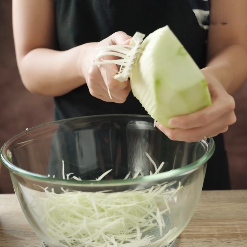 Bước 5 Chuẩn bị rau củ và pha nước chấm giấm ớt Bột chiên người Hoa