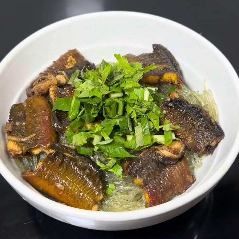 Bước 6 Hoàn thiện bát miến lươn Miến lươn Nghệ An