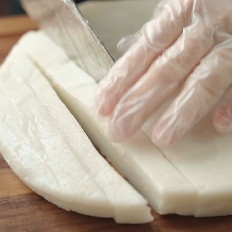 Bước 4 Làm nguội và cắt bột chiên Bột chiên người Hoa