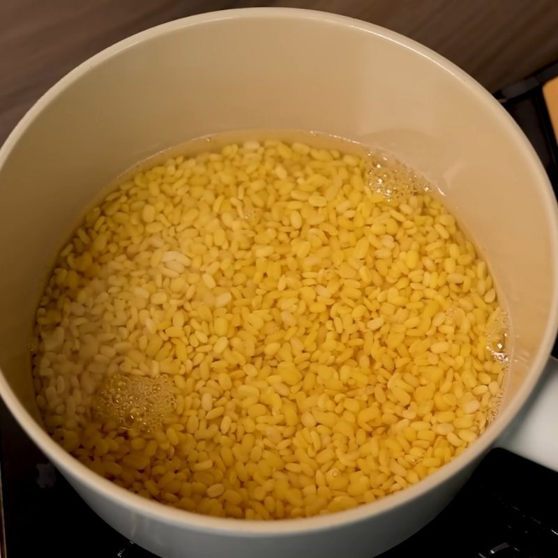 Bước 2 Làm nhân đậu xanh Bánh trôi nước