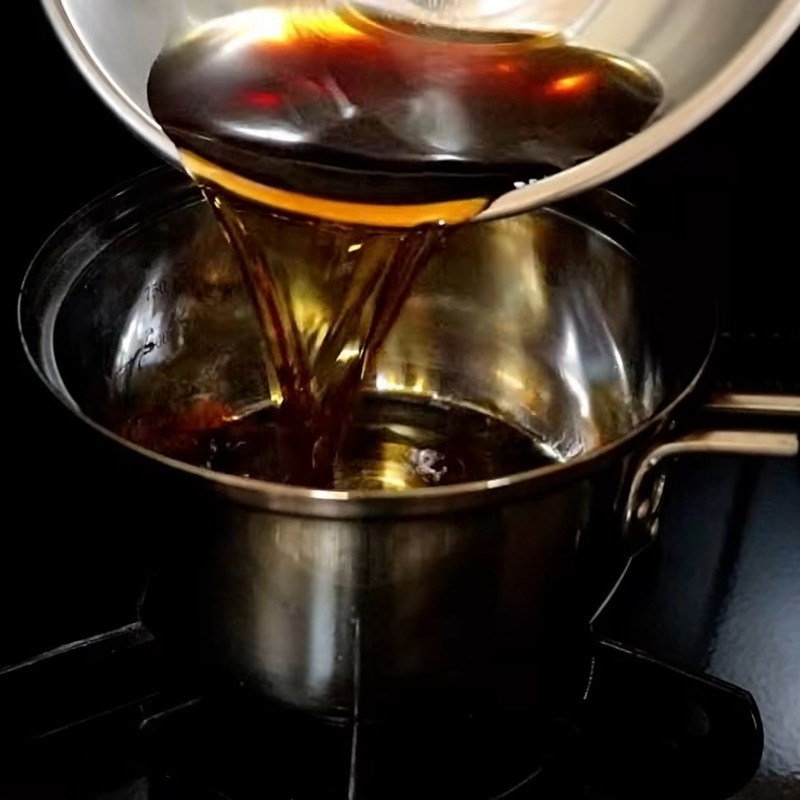 Bước 1 Làm nước chấm (Tentsuyu) Tempura rau củ