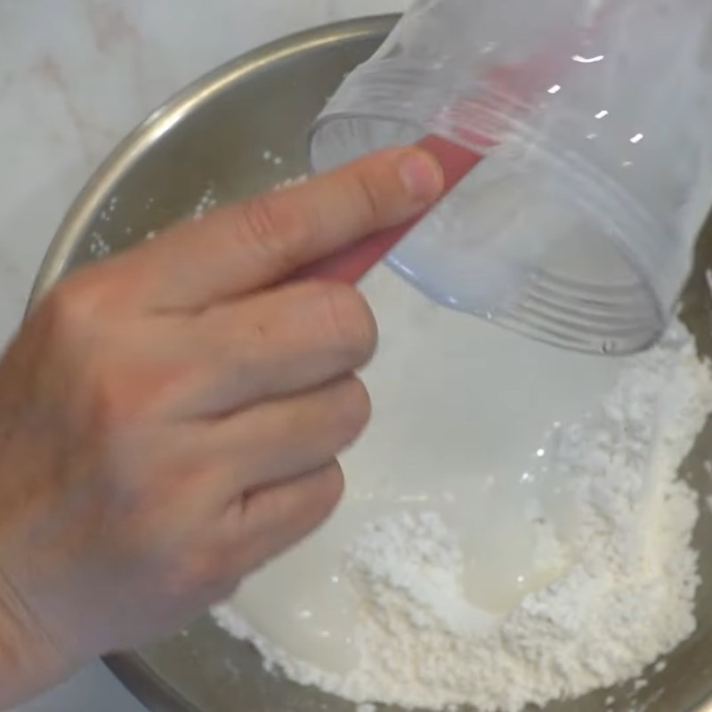 Bước 4 Làm sợi bánh canh bột xắt Bánh canh bột xắt miền Tây