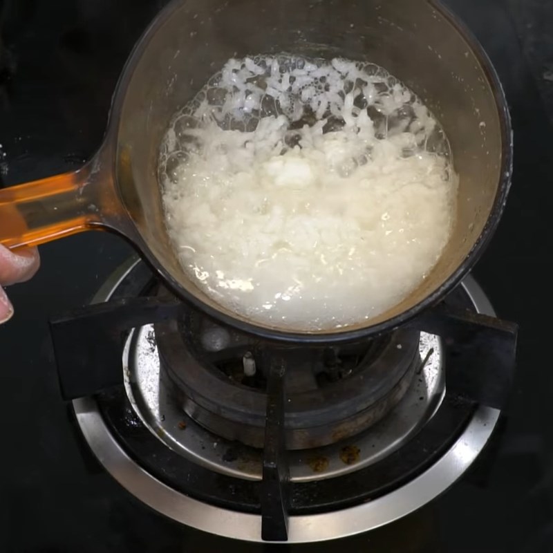 Bước 4 Làm sợi bánh canh bột xắt Bánh canh bột xắt miền Tây