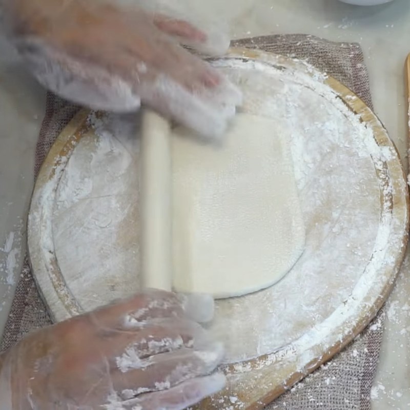 Bước 4 Làm sợi bánh canh bột xắt Bánh canh bột xắt miền Tây