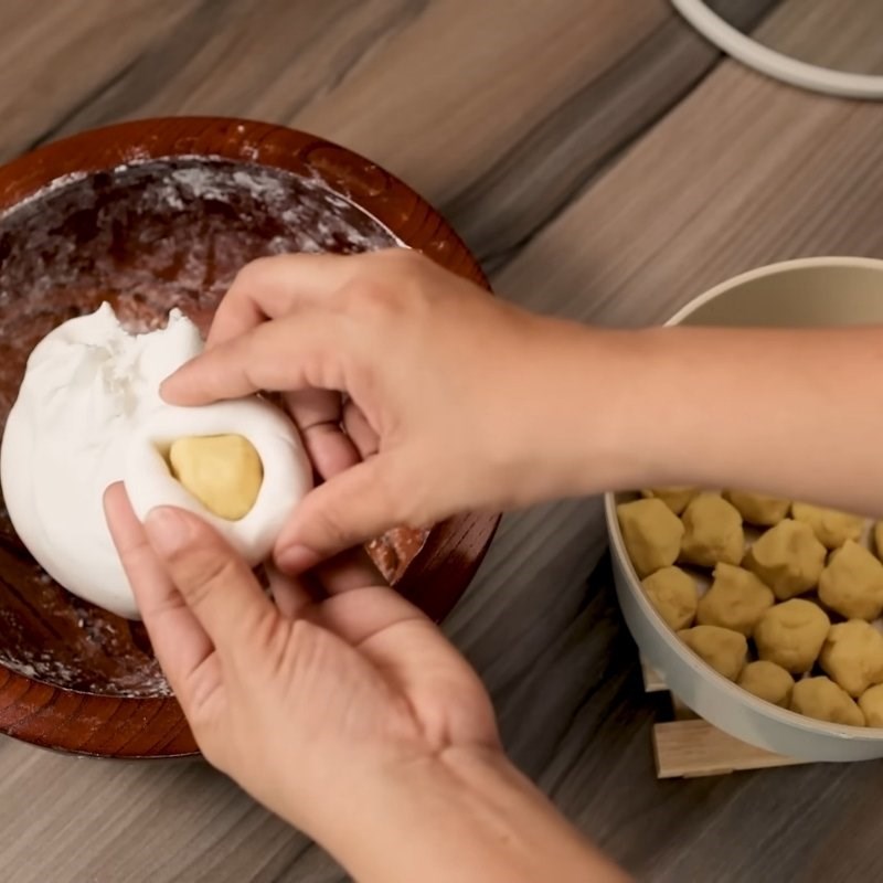Bước 4 Nặn và nấu viên bột bánh trôi Bánh trôi nước