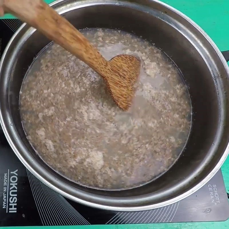 Bước 4 Nấu canh cáy Canh cáy rau đay mùng tơi mướp