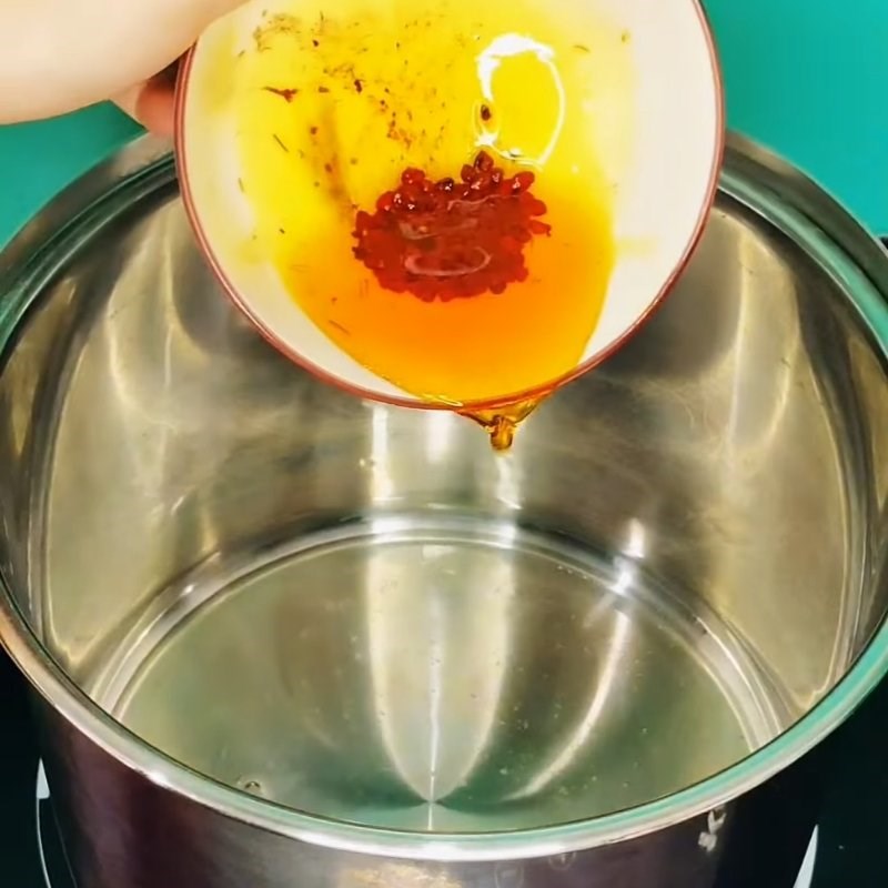 Bước 1 Nấu nước dùng Bánh canh bề bề