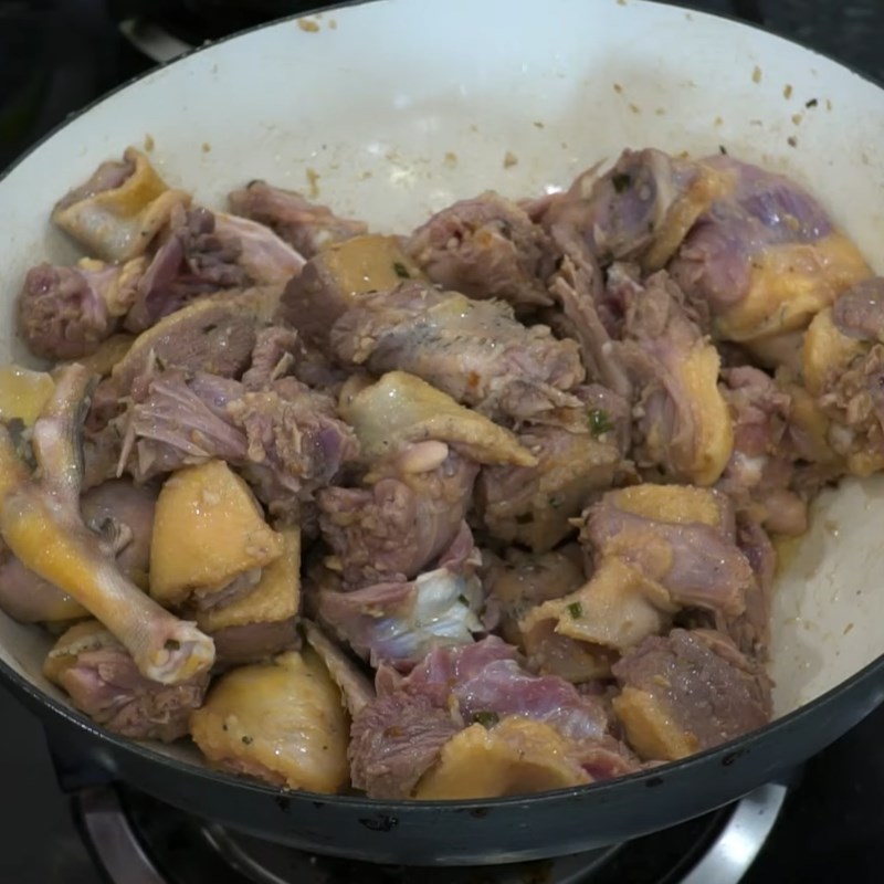 Bước 3 Nấu nước lèo bánh canh vịt xiêm Bánh canh bột xắt miền Tây