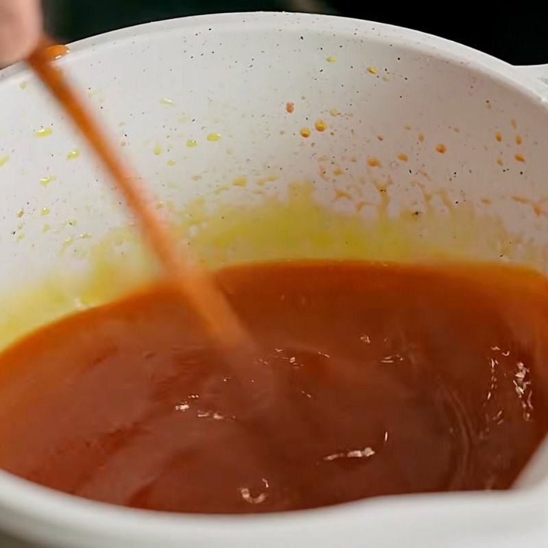 Bước 5 Nấu nước sốt đậm đà Bánh mì xíu mại chén