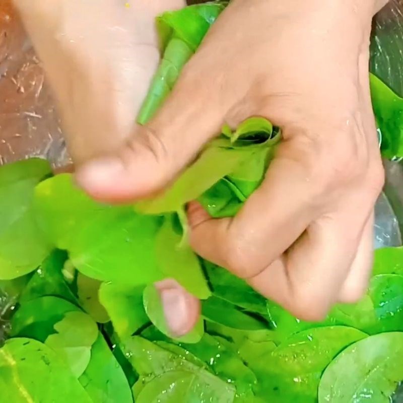 Bước 3 Nấu sương sâm Chè xoa xoa hạt lựu