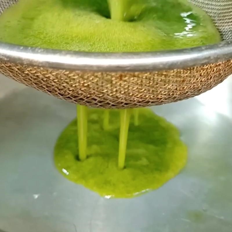 Bước 3 Nấu sương sâm Chè xoa xoa hạt lựu