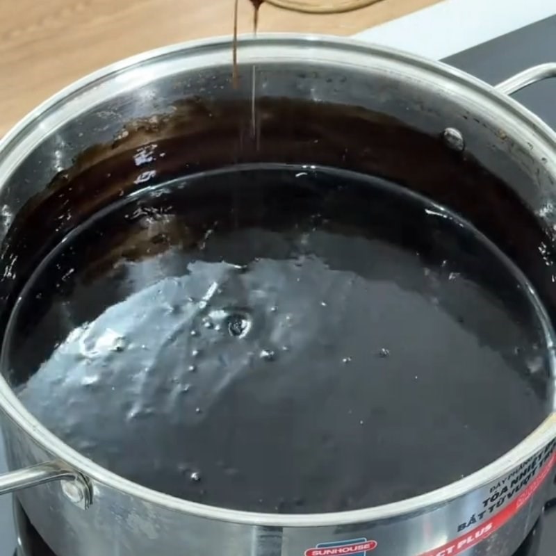 Bước 1 Nấu sương sáo Sữa dừa sương sáo