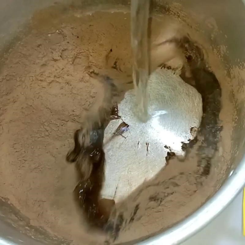 Bước 4 Nấu sương sáo Chè xoa xoa hạt lựu