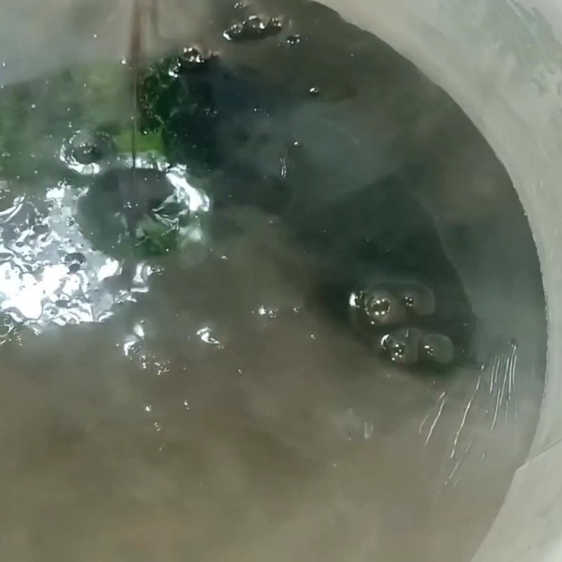 Bước 4 Nấu sương sáo Chè xoa xoa hạt lựu