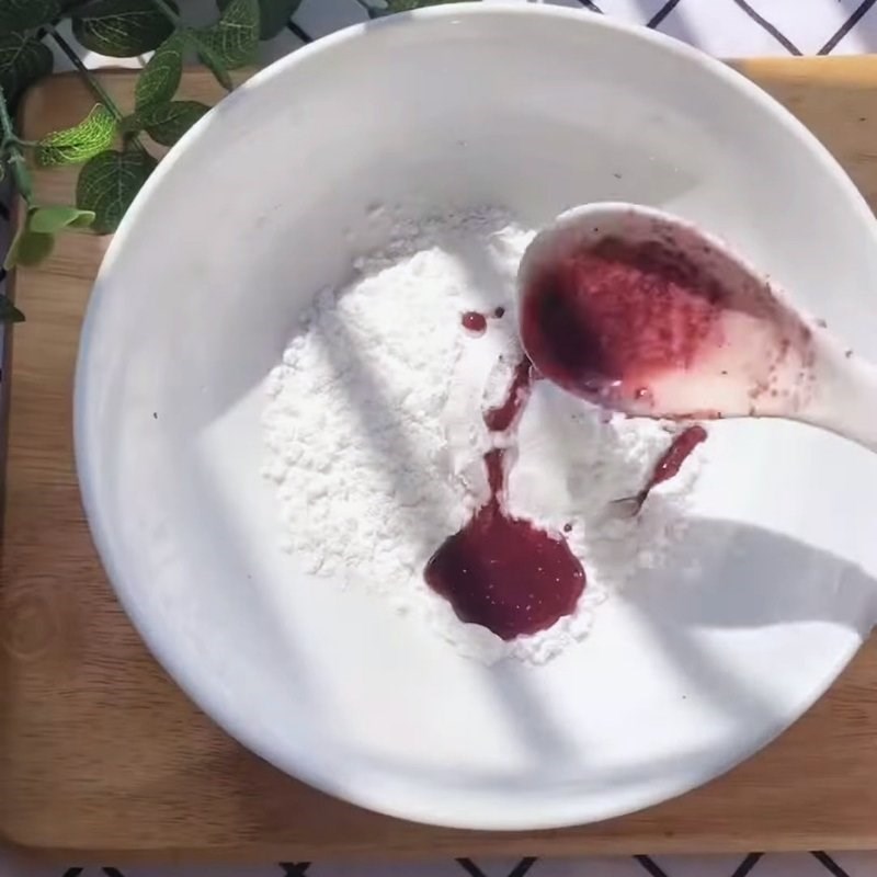 Bước 3 Nhào bột làm vỏ bánh mochi Xôi gạo lứt