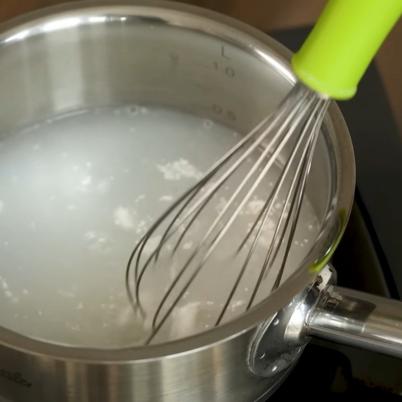 Bước 1 Nhồi bột (Lấy trùng bột) Bánh trôi nước