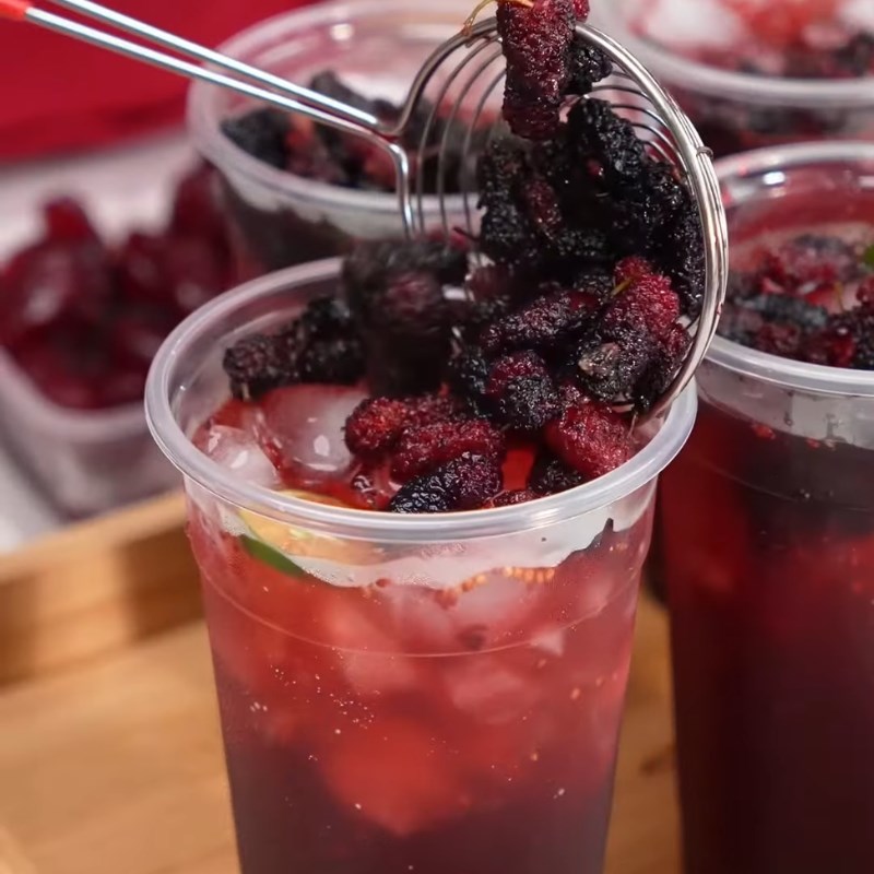 Bước 4 Pha chế nước dâu tằm giải khát Nước dâu tằm