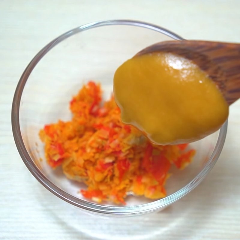 Bước 2 Pha hỗn hợp sốt thốt nốt Nước chấm mực hấp