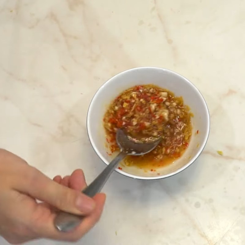 Bước 6 Pha nước mắm gừng Bánh canh bột xắt miền Tây