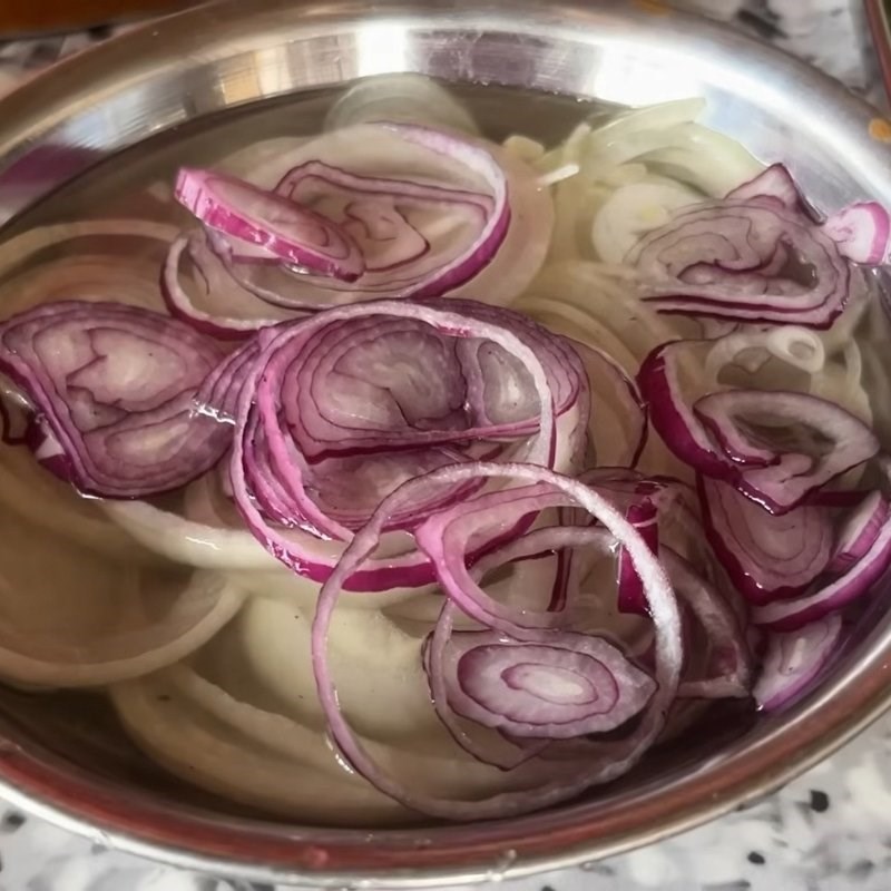 Bước 3 Sơ chế các loại rau củ Gỏi rau tiến vua tôm thịt