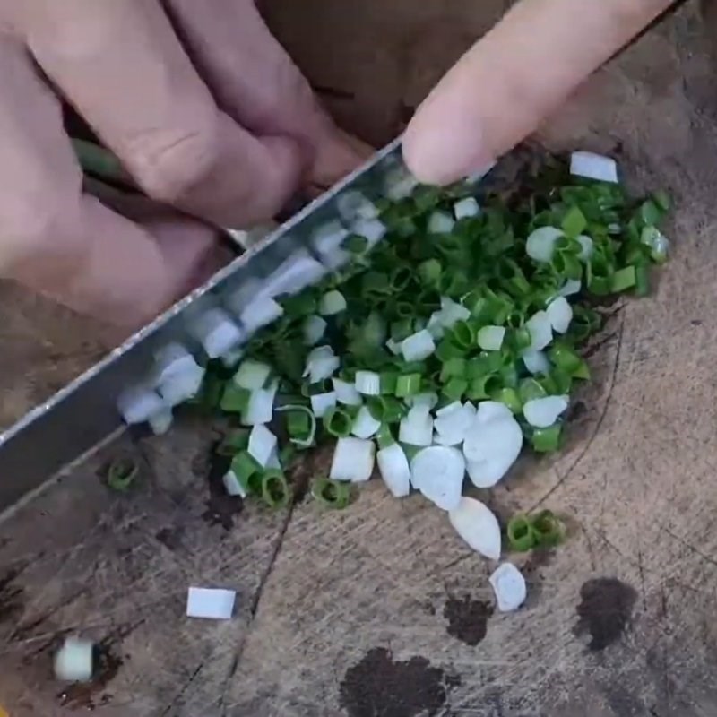 Bước 2 Sơ chế các nguyên liệu khác Canh rong mứt nấu tôm tươi