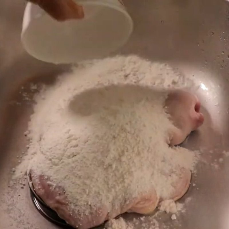 Bước 1 Sơ chế dạ dày Dạ dày kho tiêu