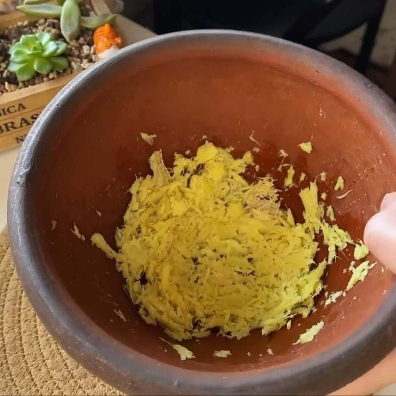 Bước 6 Sơ chế gừng già Ô mai khế